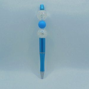 Blue  Beaded Pen